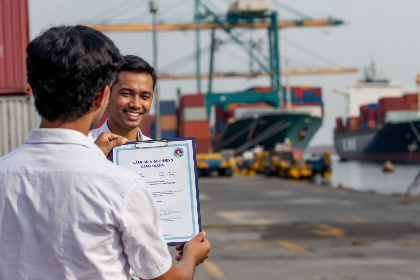 How does business registration in Cambodia facilitate import-export and streamline trade exchanges?