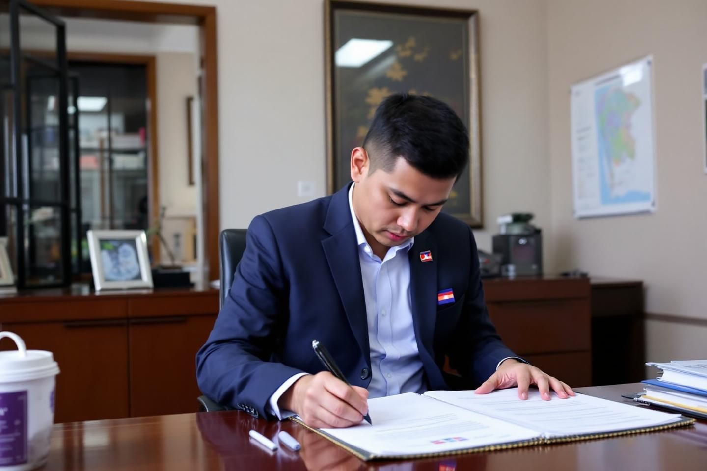 How does the Agency for Business Development verify document compliance for error-free business registration in Cambodia?