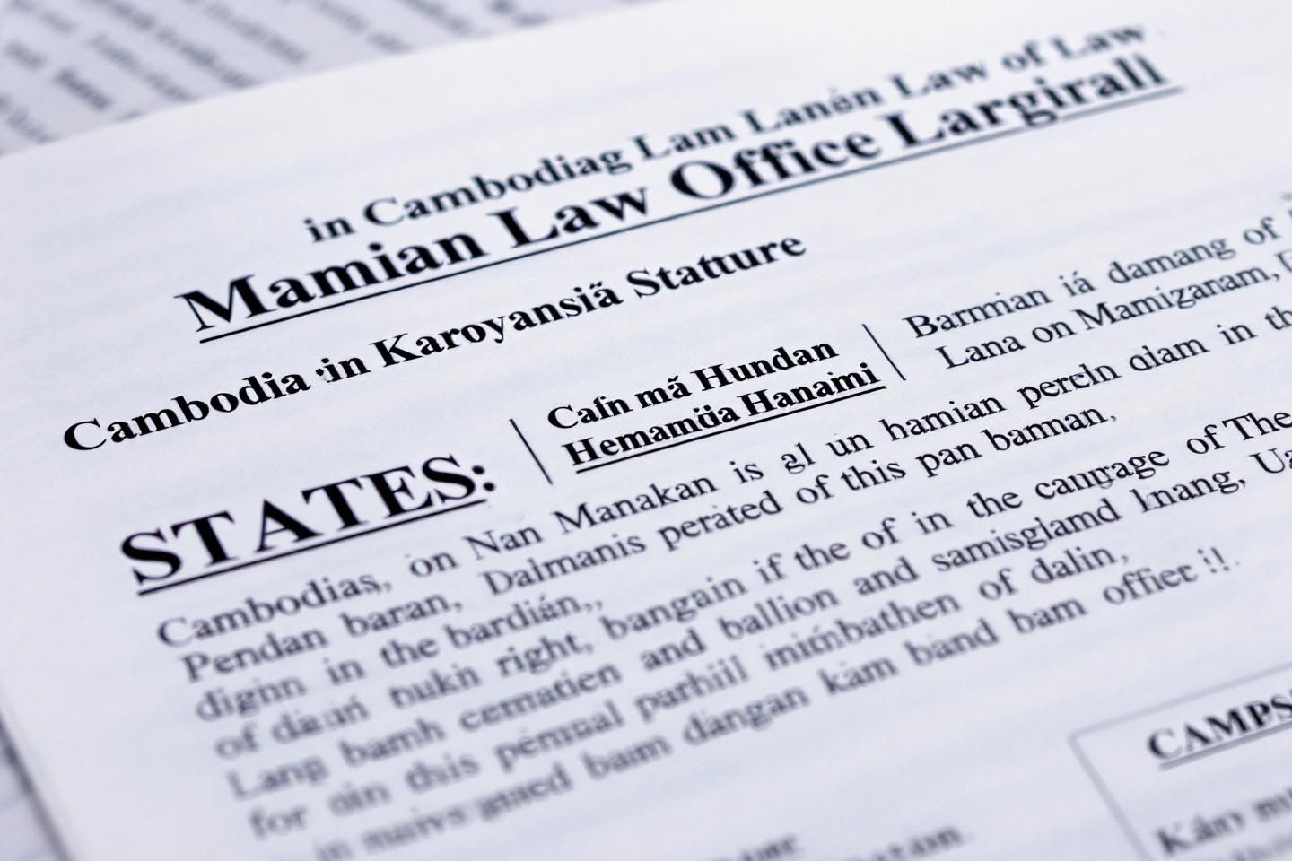 Why does preparing legal statutes in business registration in Cambodia guarantee clarity and internal stability?