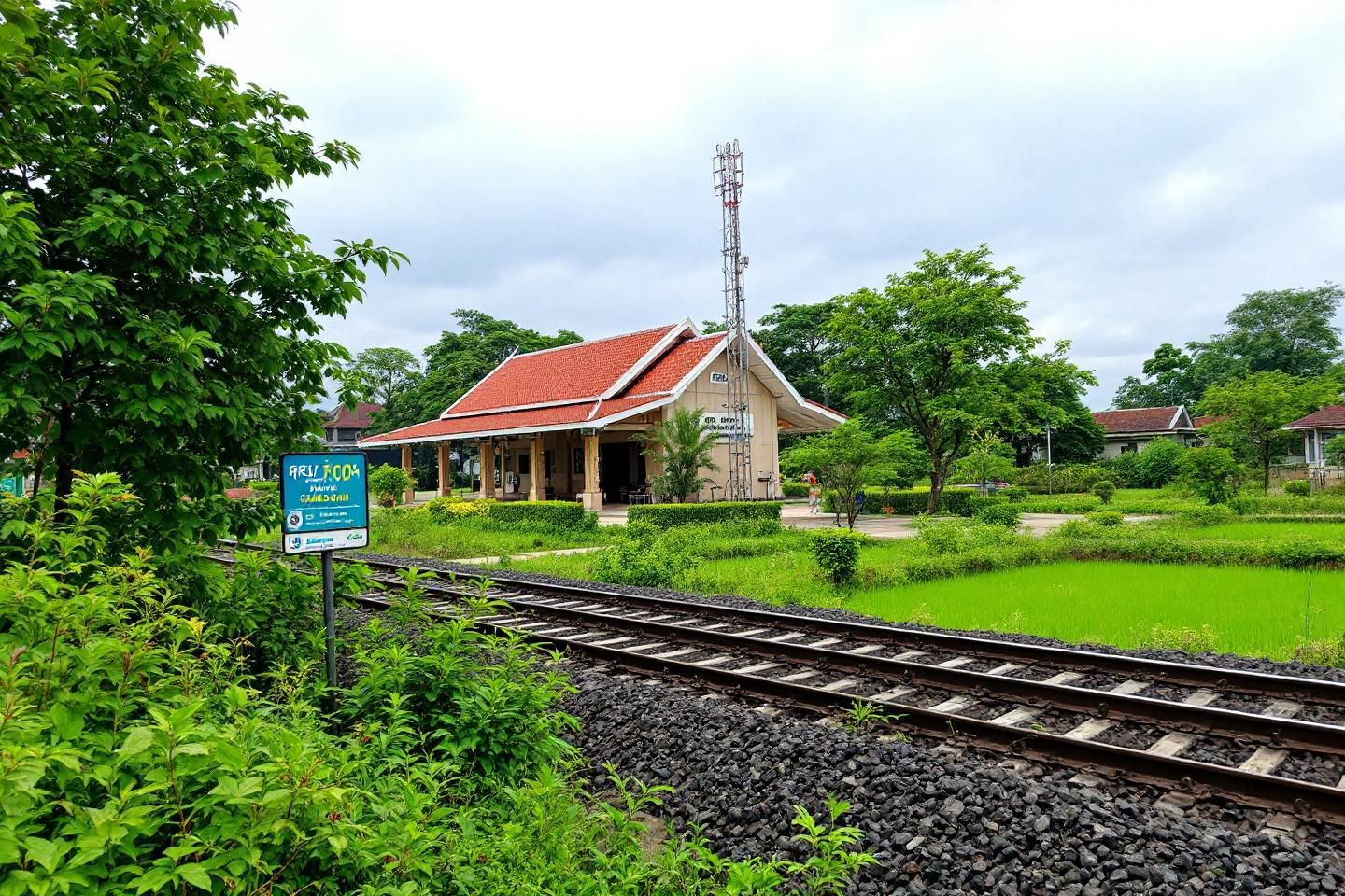 How do ongoing railway projects positively impact Investment opportunities in Cambodia for investors?