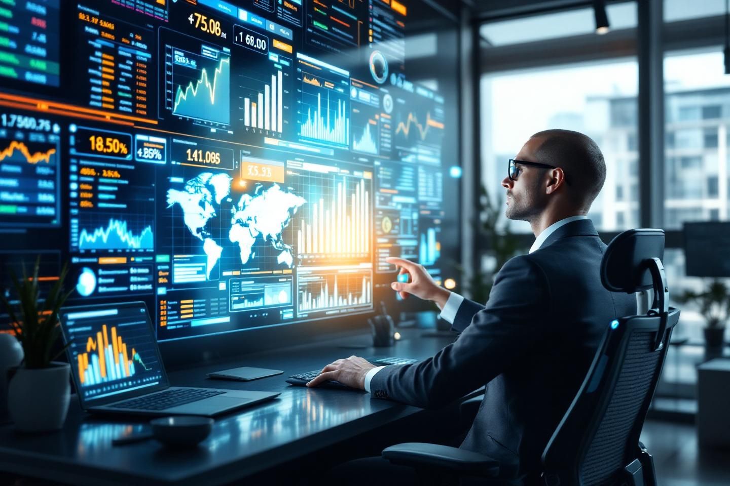 How do Phnom Penh business services enable real-time access to financial data for better decision-making?