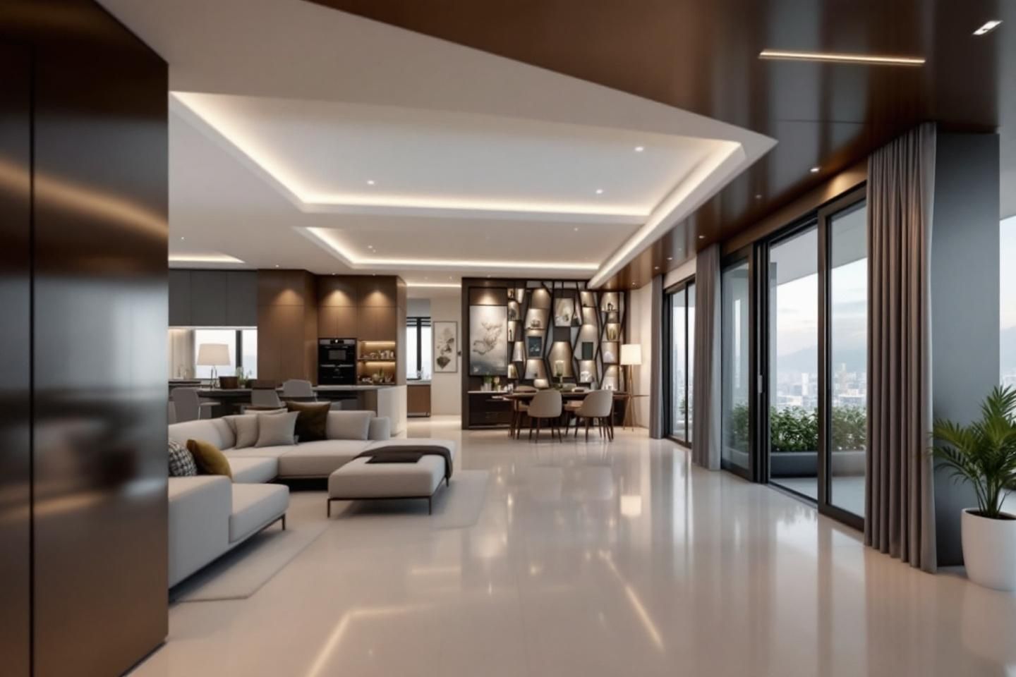 How do high-end residences in central districts serve as premium assets for a Real estate investment in Cambodia?