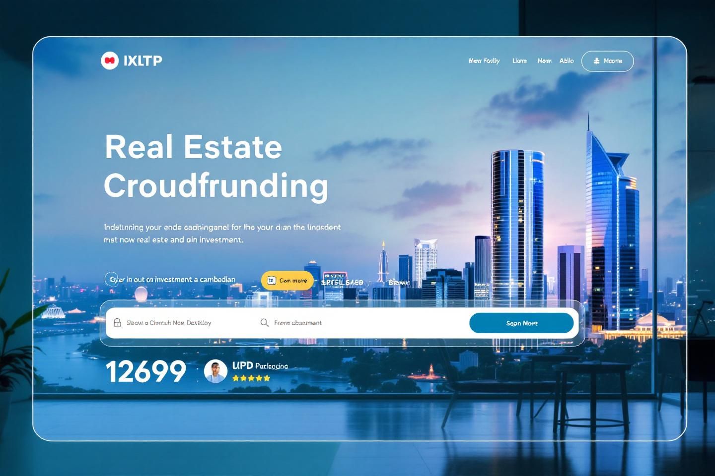 How does crowdfunding help balance return and risk in Real estate investment in Cambodia?